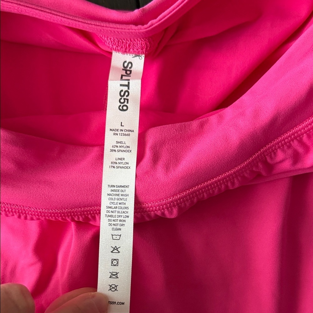 Splits59 Venus high rise Hot Pink Athletic Skirt - Picture 6 of 7
